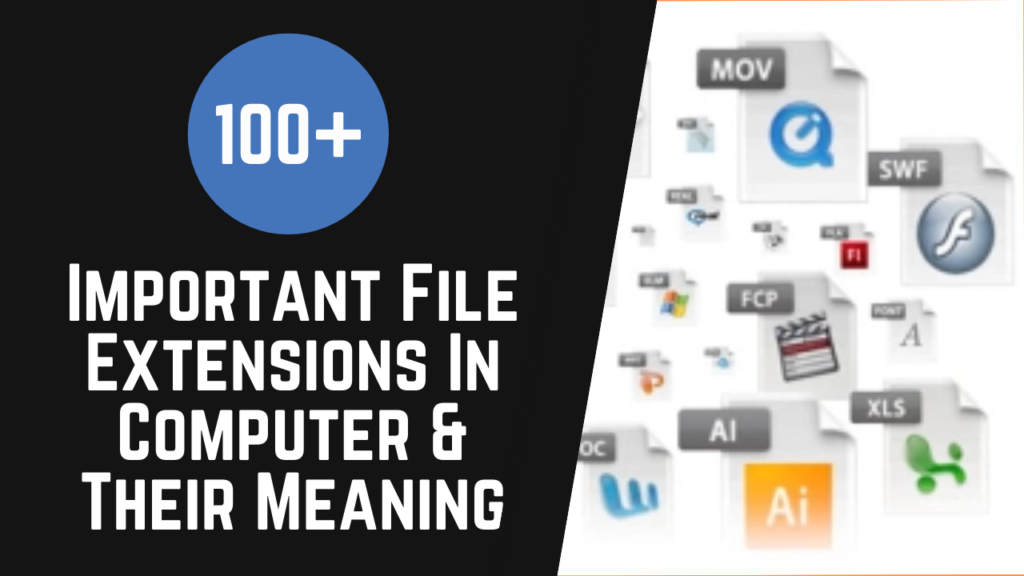 100+ Important File Extensions In Computer & Their Meaning TheBigBrains
